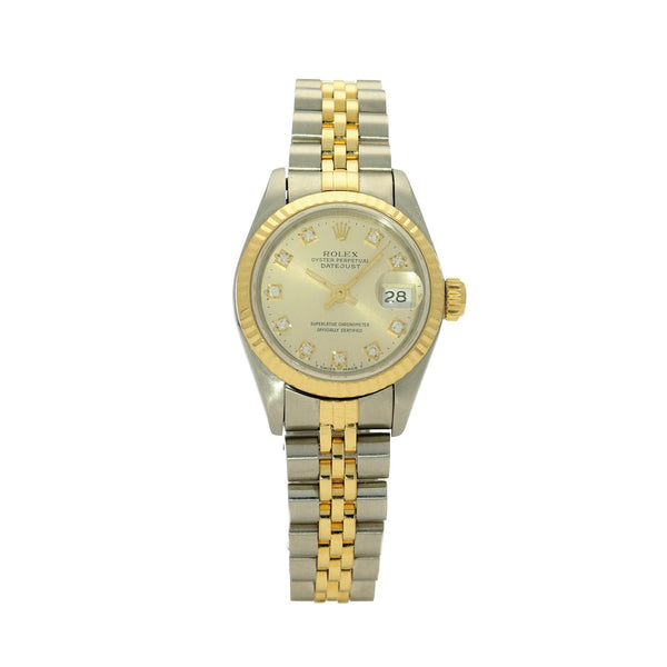 Datejust 69173 - Champagne Diamond Jubilee Dial - 1988
