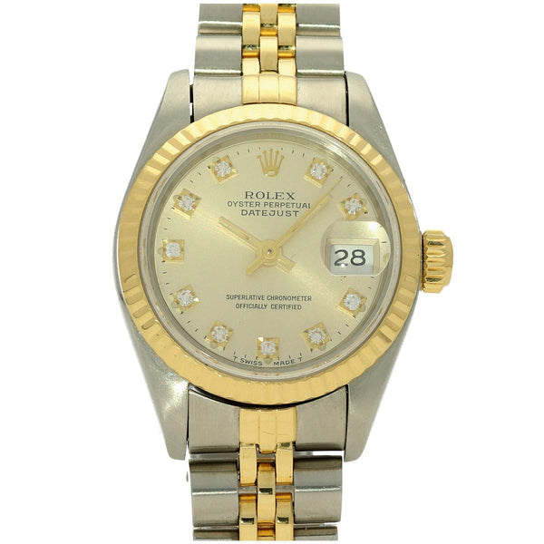 Datejust 69173 - Champagne Diamond Jubilee Dial - 1988
