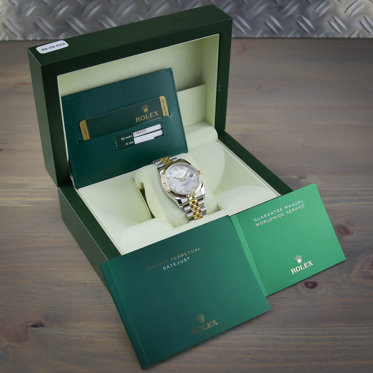 Datejust 116233 - Mother of Pearl Diamond Dial - 2011