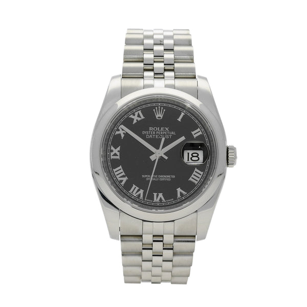 Datejust 116200 - Black Roman Dial - 2015