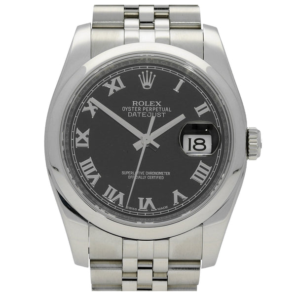 Datejust 116200 - Black Roman Dial - 2015
