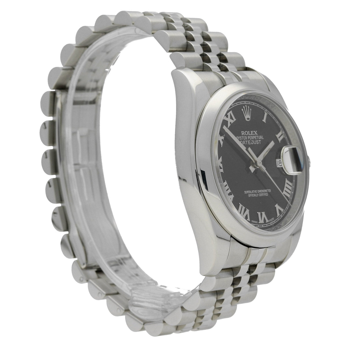 Datejust 116200 - Black Roman Dial - 2015