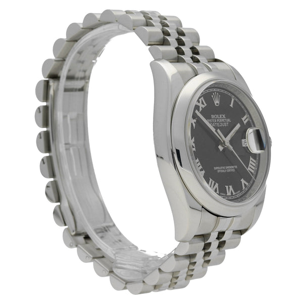 Datejust 116200 - Black Roman Dial - 2015