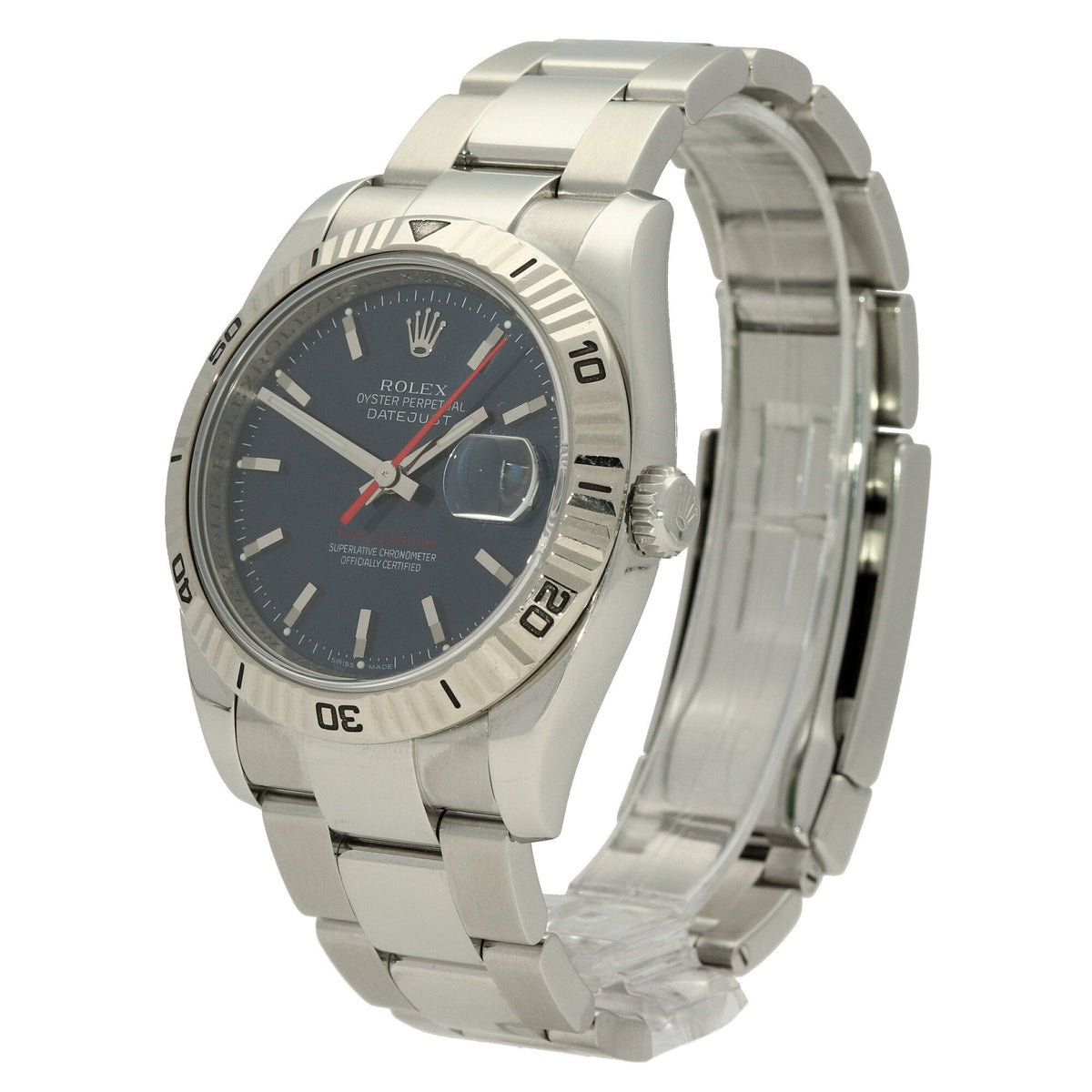 Datejust Turn-O-Graph 116264 - Blue Dial - 2007