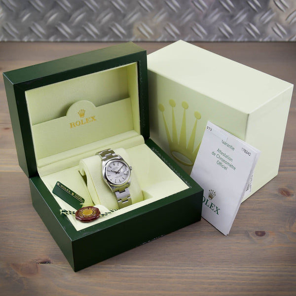 Datejust 178240 - Silver Baton Dial - 2008