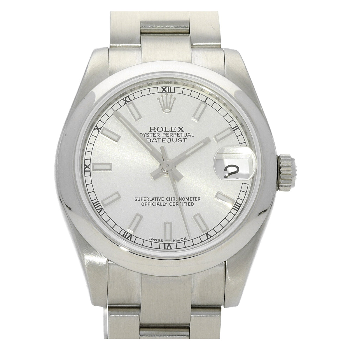 Datejust 178240 - Silver Baton Dial - 2008