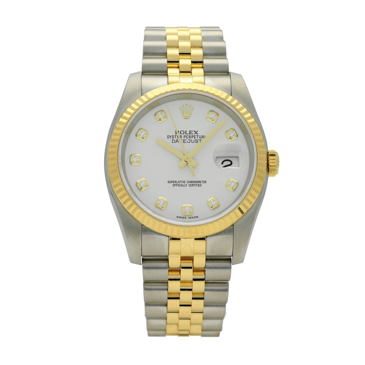 Datejust 116233 - White Diamond Dial - 2018