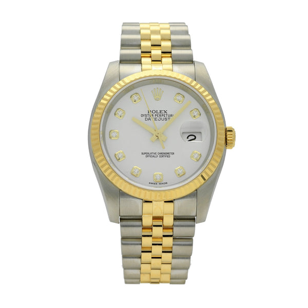 Datejust 116233 - White Diamond Dial - 2018