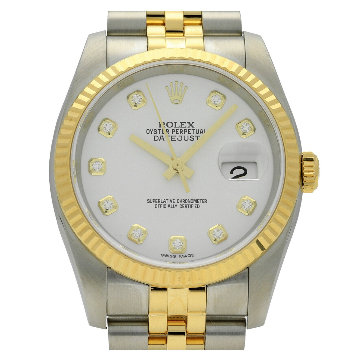 Datejust 116233 - White Diamond Dial - 2018