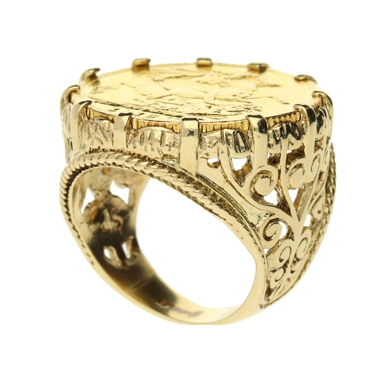 1915 King George V Full Sovereign Ring - 14.0g