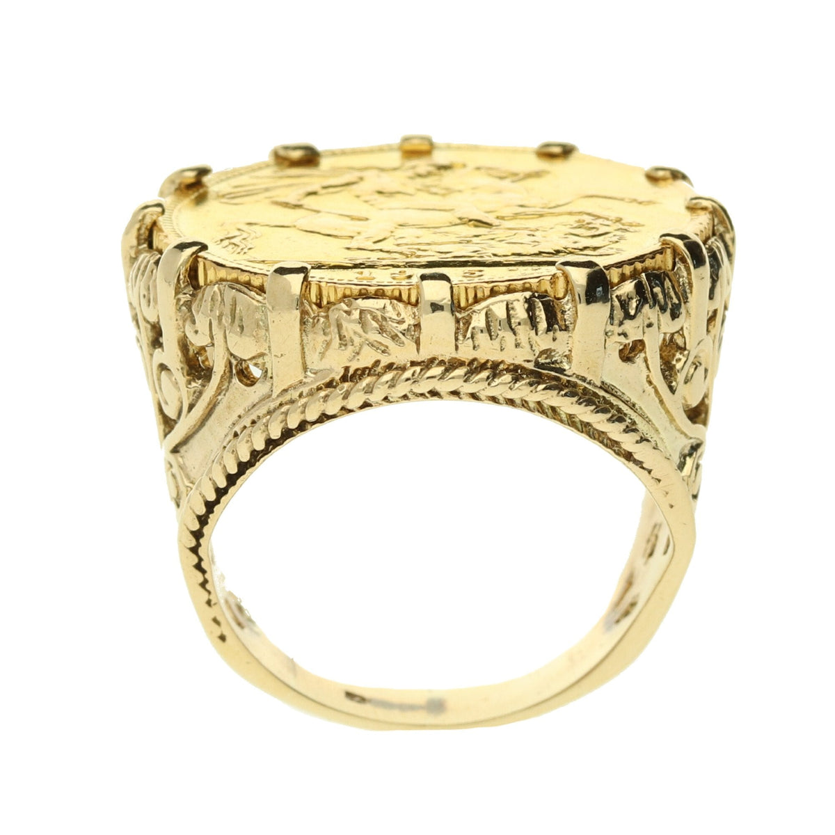 1915 King George V Full Sovereign Ring - 14.0g