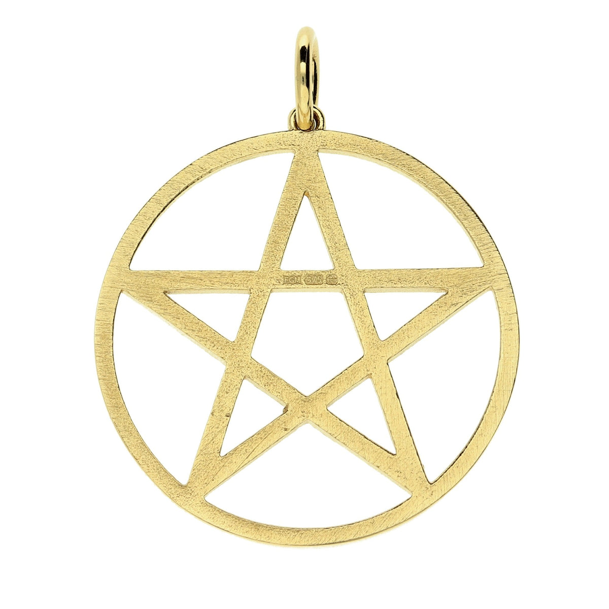 9ct Second Hand Yellow Gold 5 Pointed Star Pendant - 4.7g