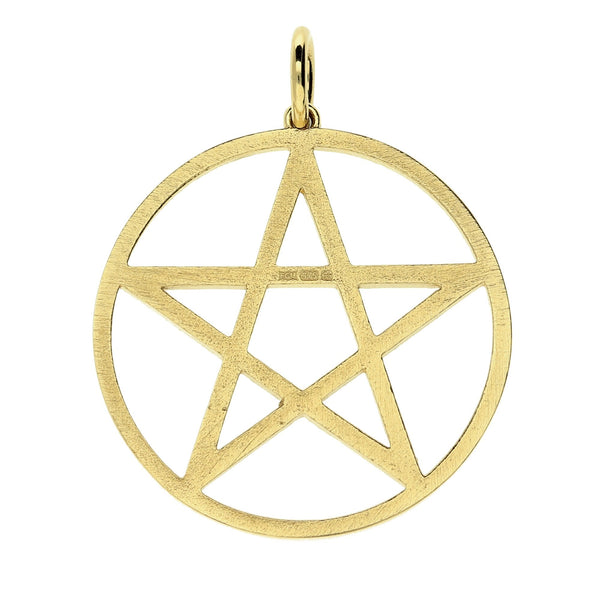 9ct Second Hand Yellow Gold 5 Pointed Star Pendant - 4.7g