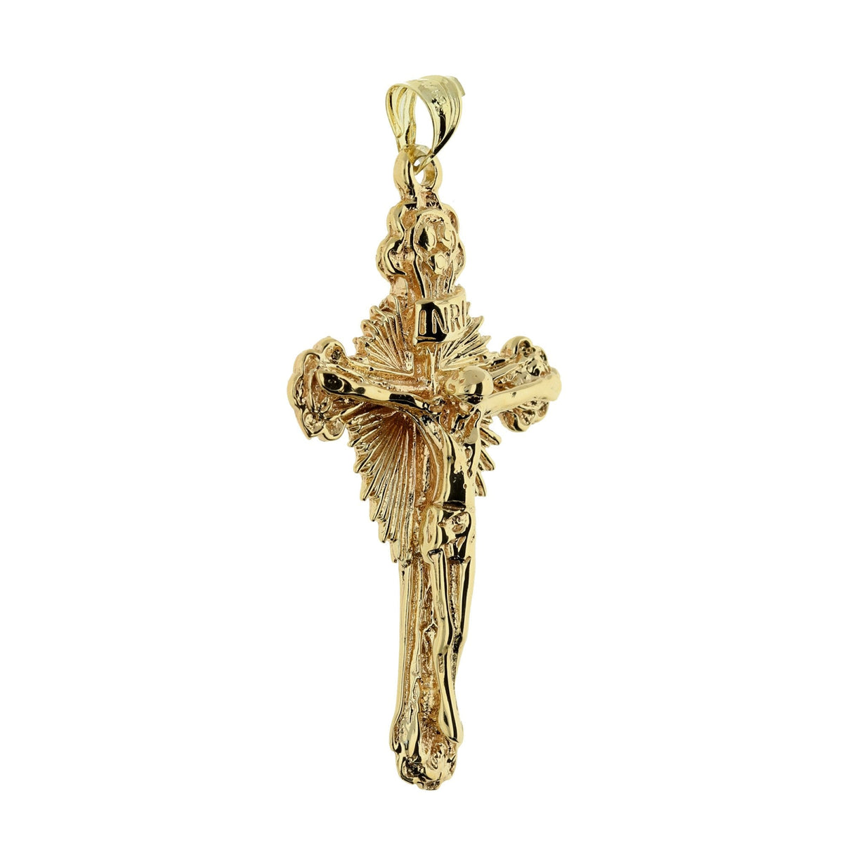 9ct Gold Medium Crucifix Pendant - 6.1g