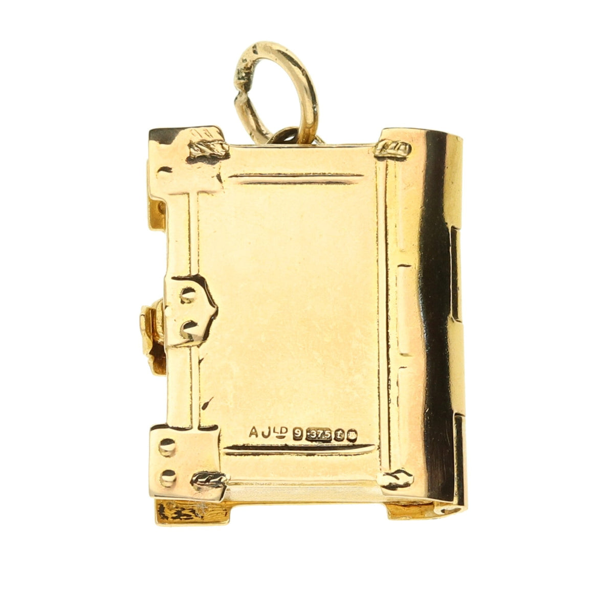9ct Yellow Gold Bible Charm - 3.9g
