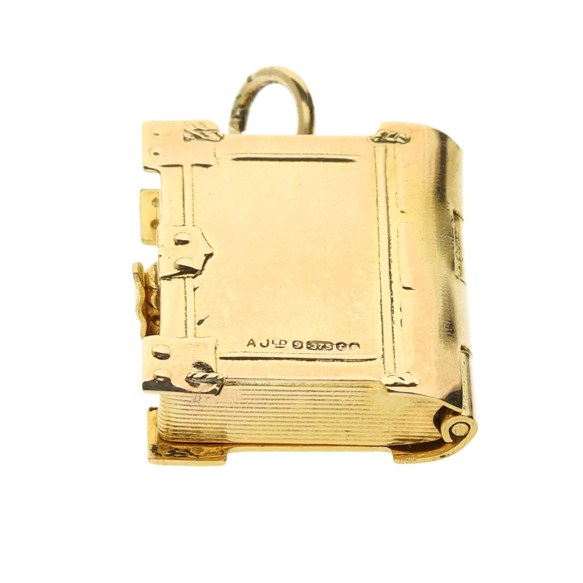 9ct Yellow Gold Bible Charm - 3.9g