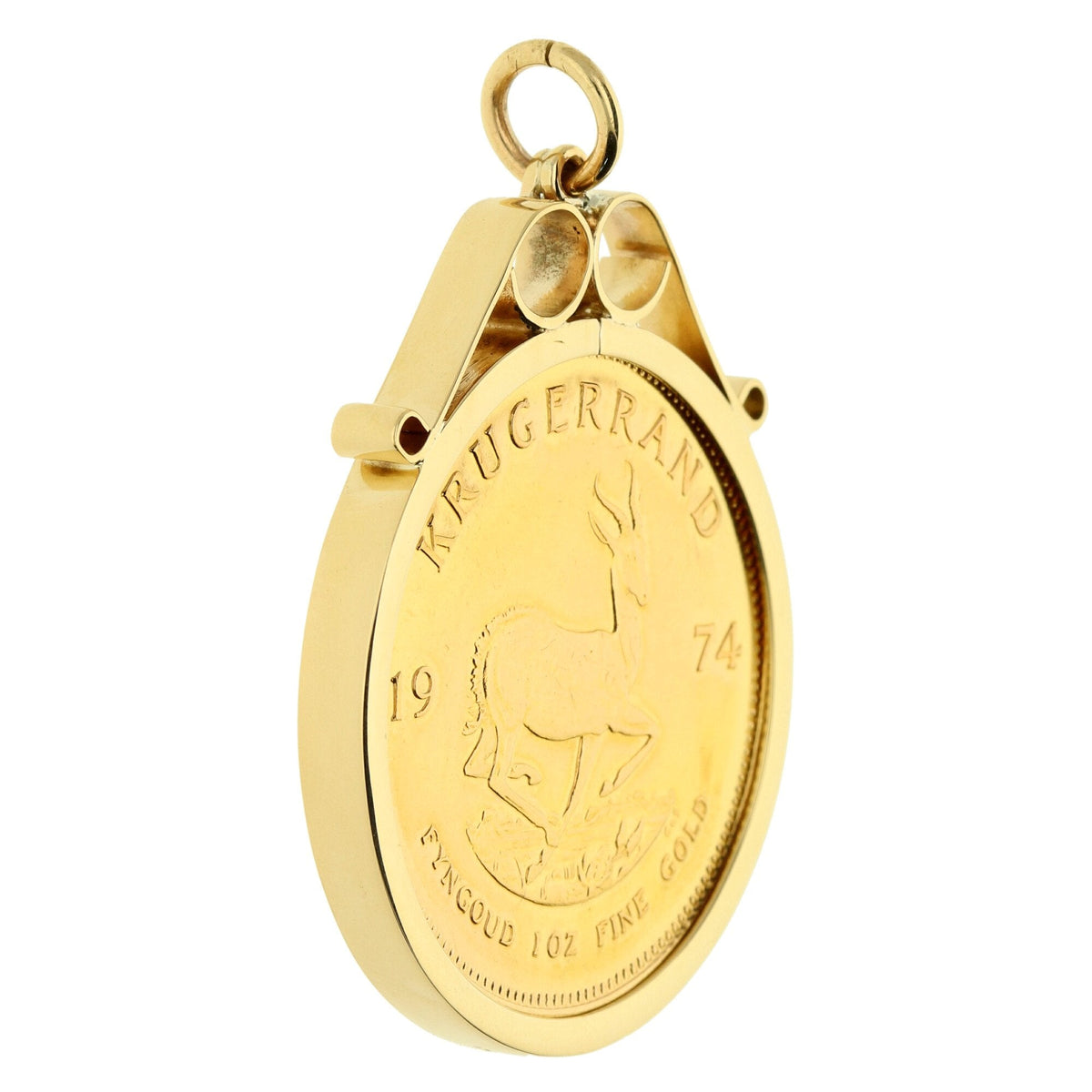 1974 1oz Gold Krugerrand Pendant - 39.2g
