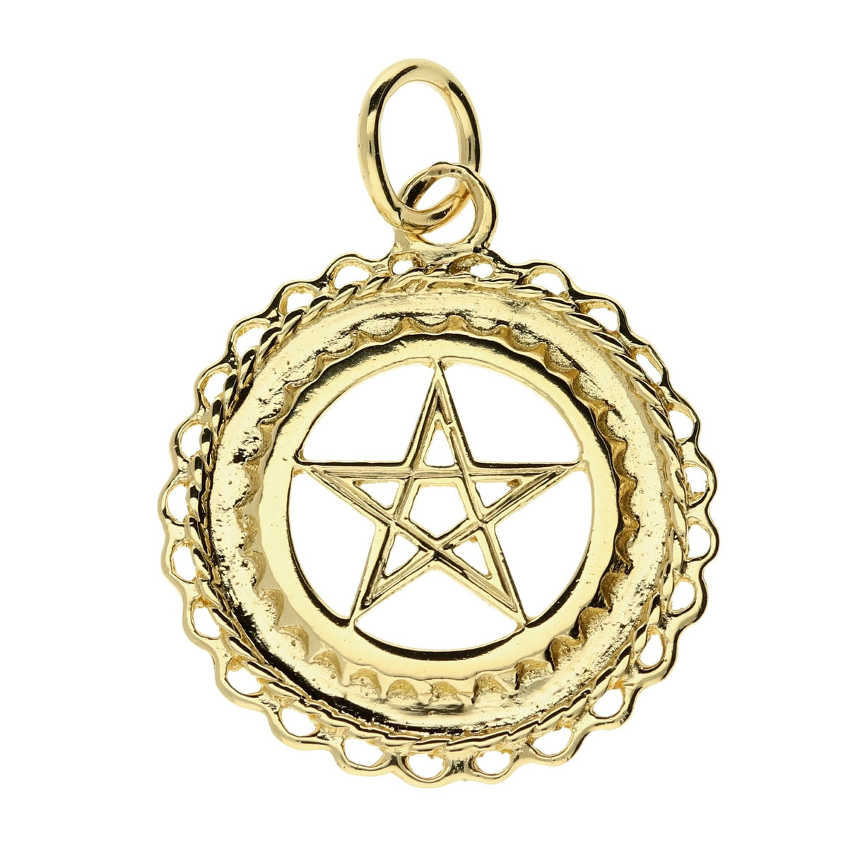9ct Gold 5 Pointed Star Pendant - 5.3g