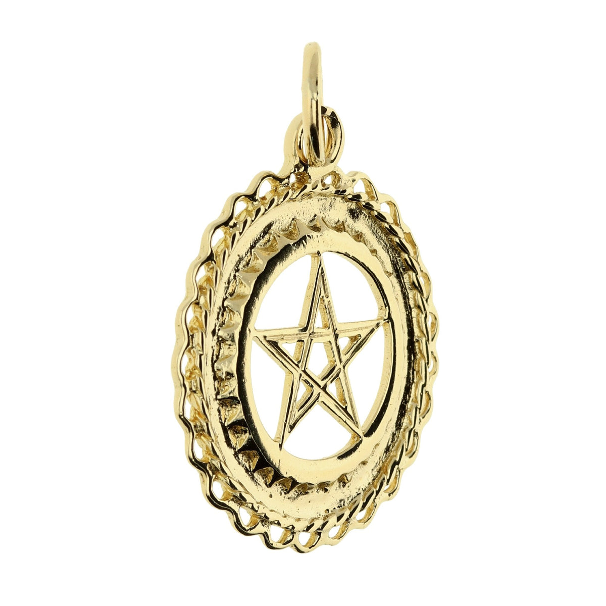 9ct Gold 5 Pointed Star Pendant - 5.3g