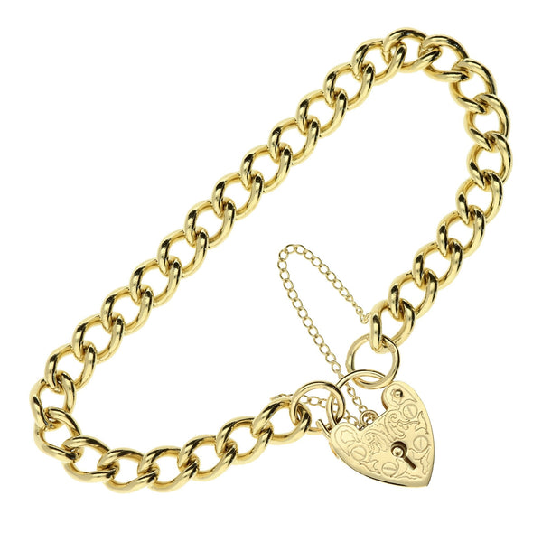 9ct Yellow Gold Curb Bracelet - 21.6g