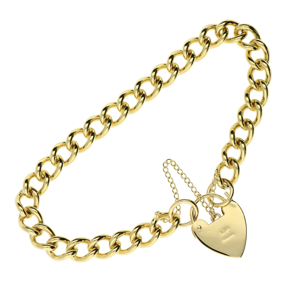 9ct Yellow Gold Curb Bracelet - 21.6g