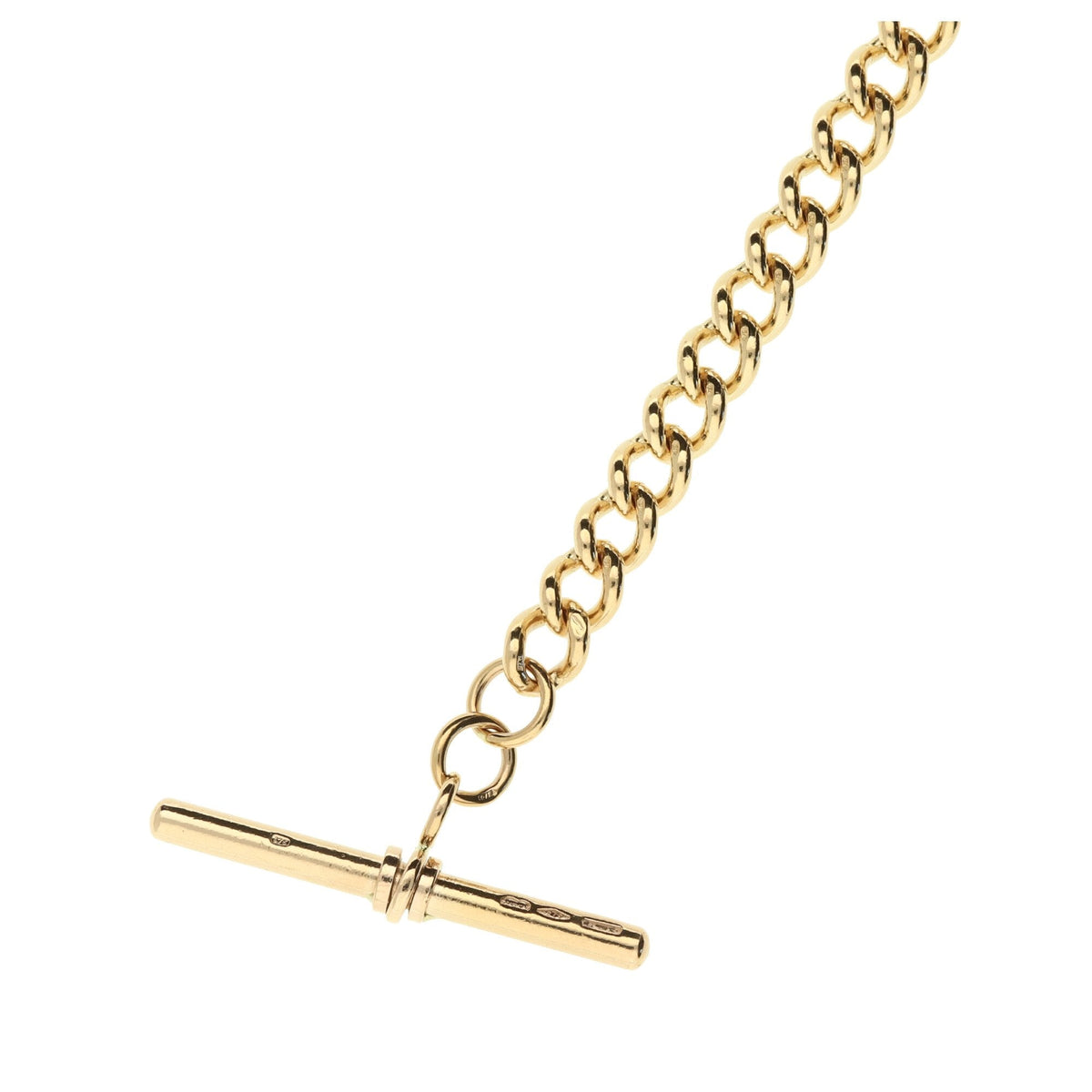 9ct Rose Gold T-Bar Bracelet - 18.2g