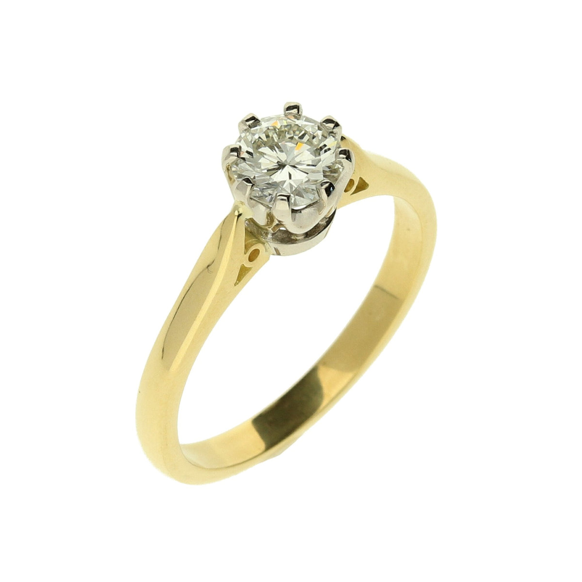 18ct Yellow Gold 0.68ct Diamond Engagement Ring