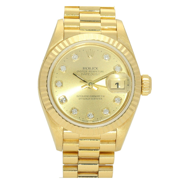 Datejust 69178 - Champagne Diamond Dial - 1995