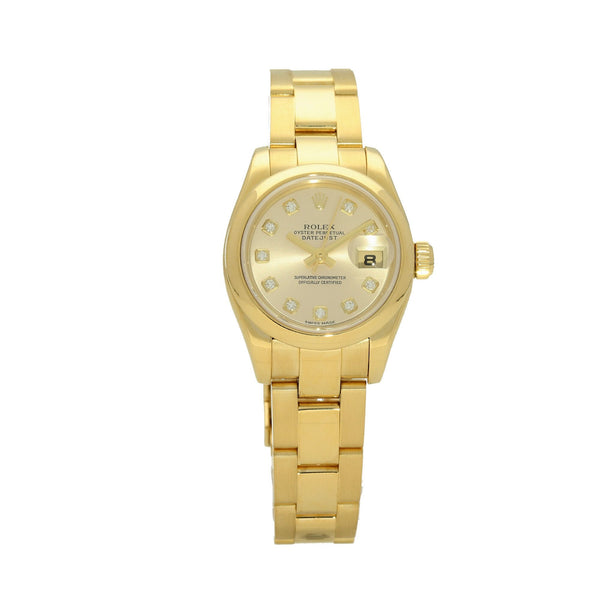 Datejust 179168 - 18ct Yellow Gold - Diamond Dial - 2002