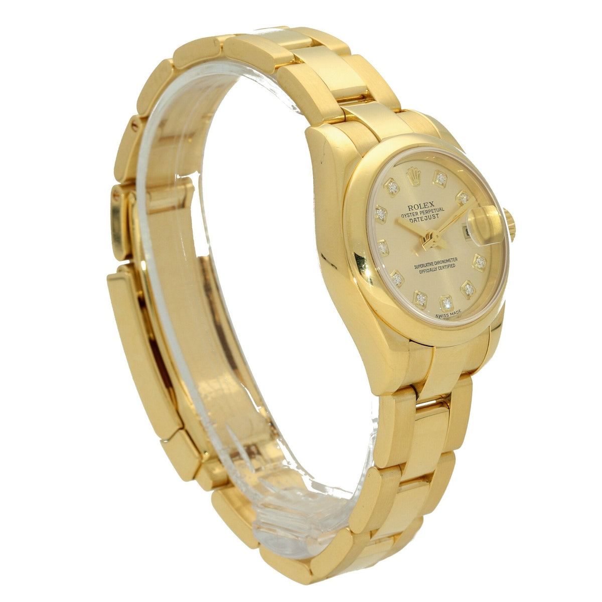 Datejust 179168 - 18ct Yellow Gold - Diamond Dial - 2002