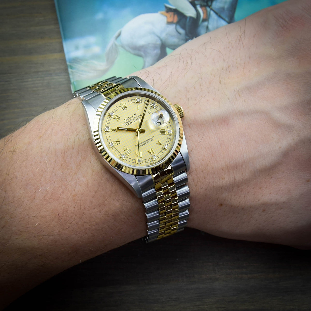 Datejust 16233 - Houndstooth Dial -  Circa 1994
