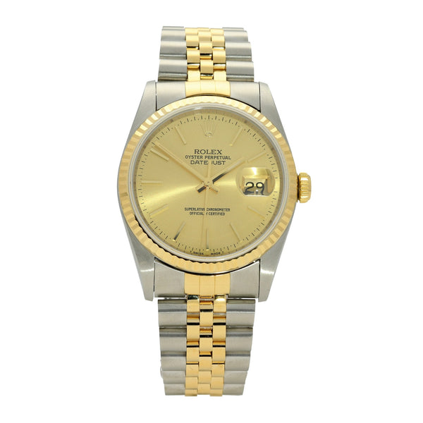 Datejust 16233 - Champagne Dial - 1994