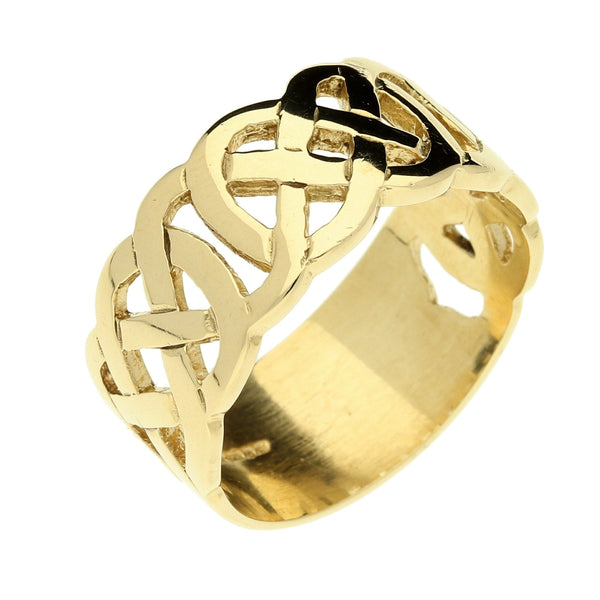 9ct Yellow Gold Celtic Ring - 8.7g