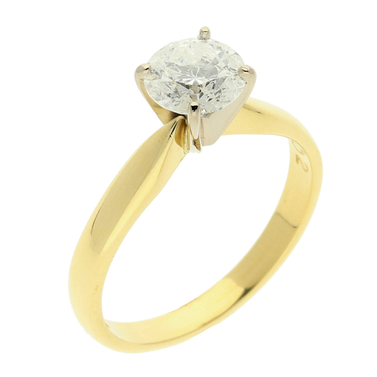 18ct Yellow Gold Diamond Engagement Ring - 1.02ct