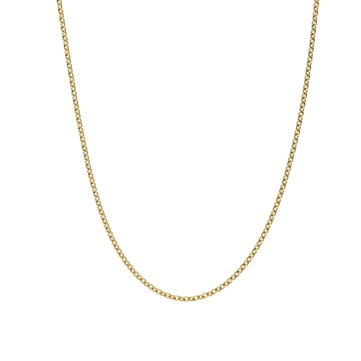 18ct Yellow Gold 16" Belcher Chain - 3.00g