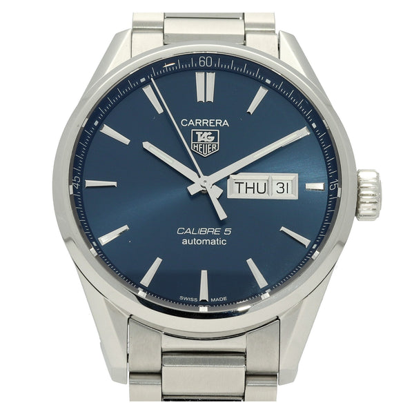 Carrera Calibre 5 Day-Date WAR201E - Blue Dial - 2019