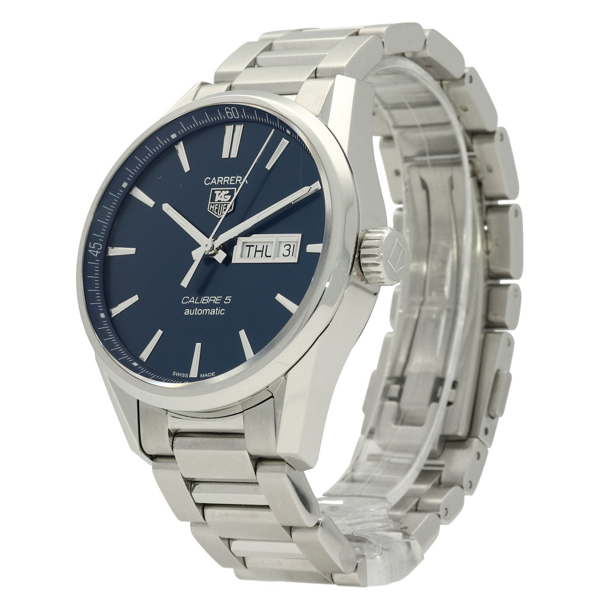 Carrera Calibre 5 Day-Date WAR201E - Blue Dial - 2019