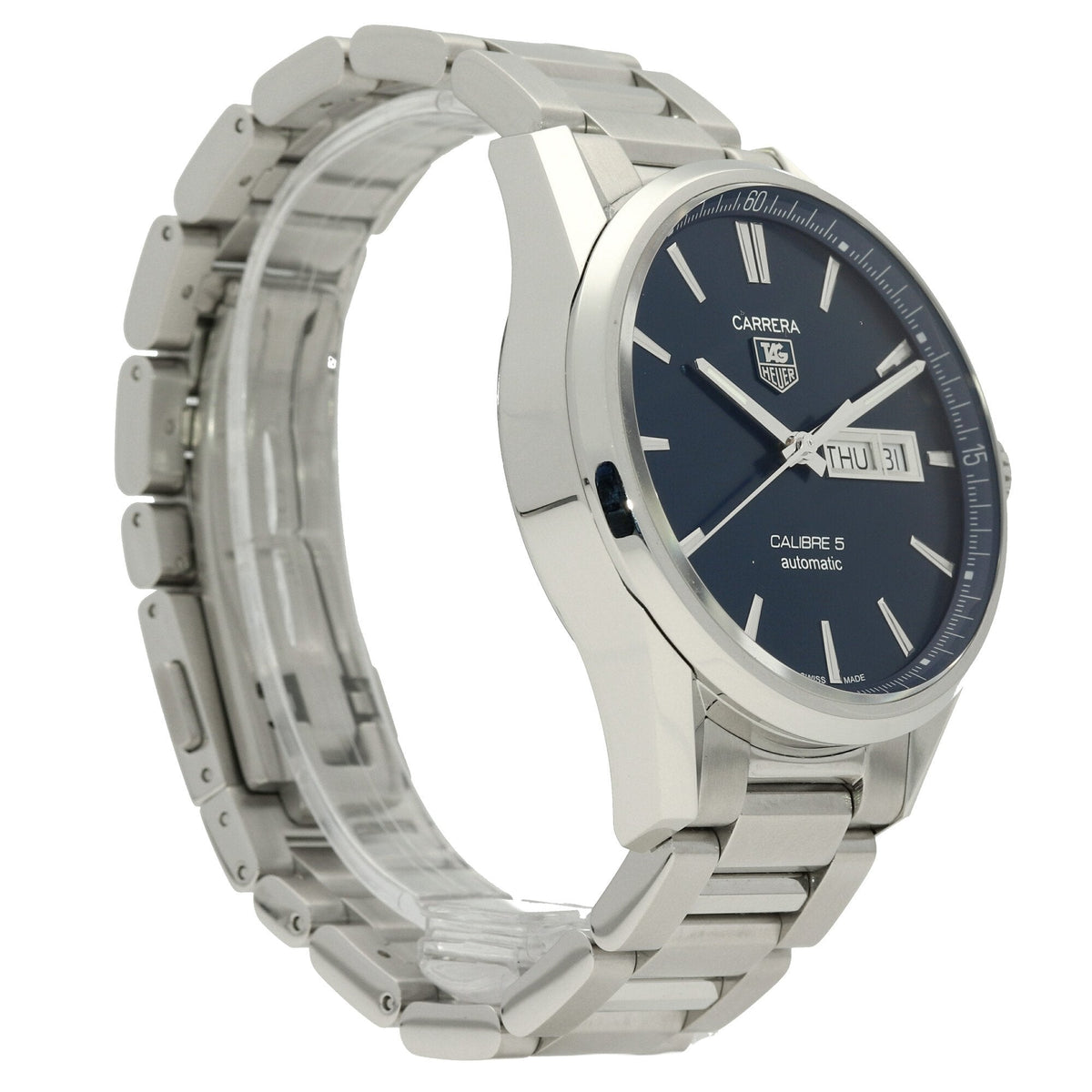 Carrera Calibre 5 Day-Date WAR201E - Blue Dial - 2019