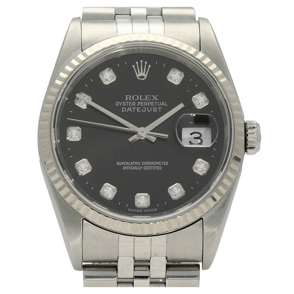 Datejust 16234 – Gents Watch – Diamond Dial – 2004