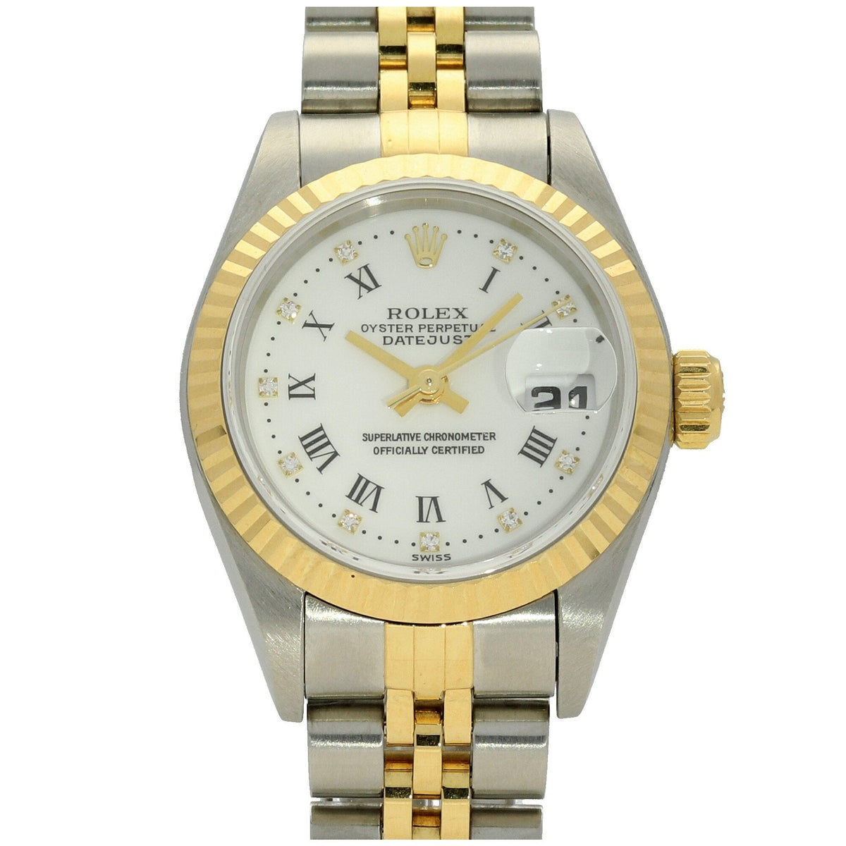 Datejust 69173 - Ladies Watch - White Diamond Dial - 1996