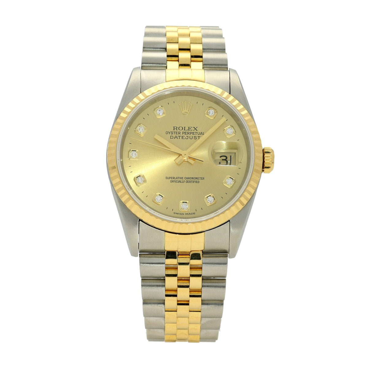Datejust 16233 - Champagne Dial - 1999