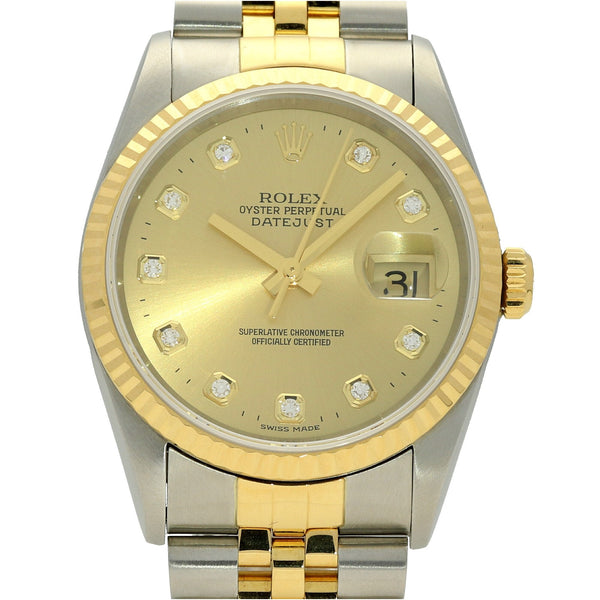 Datejust 16233 - Champagne Dial - 1999