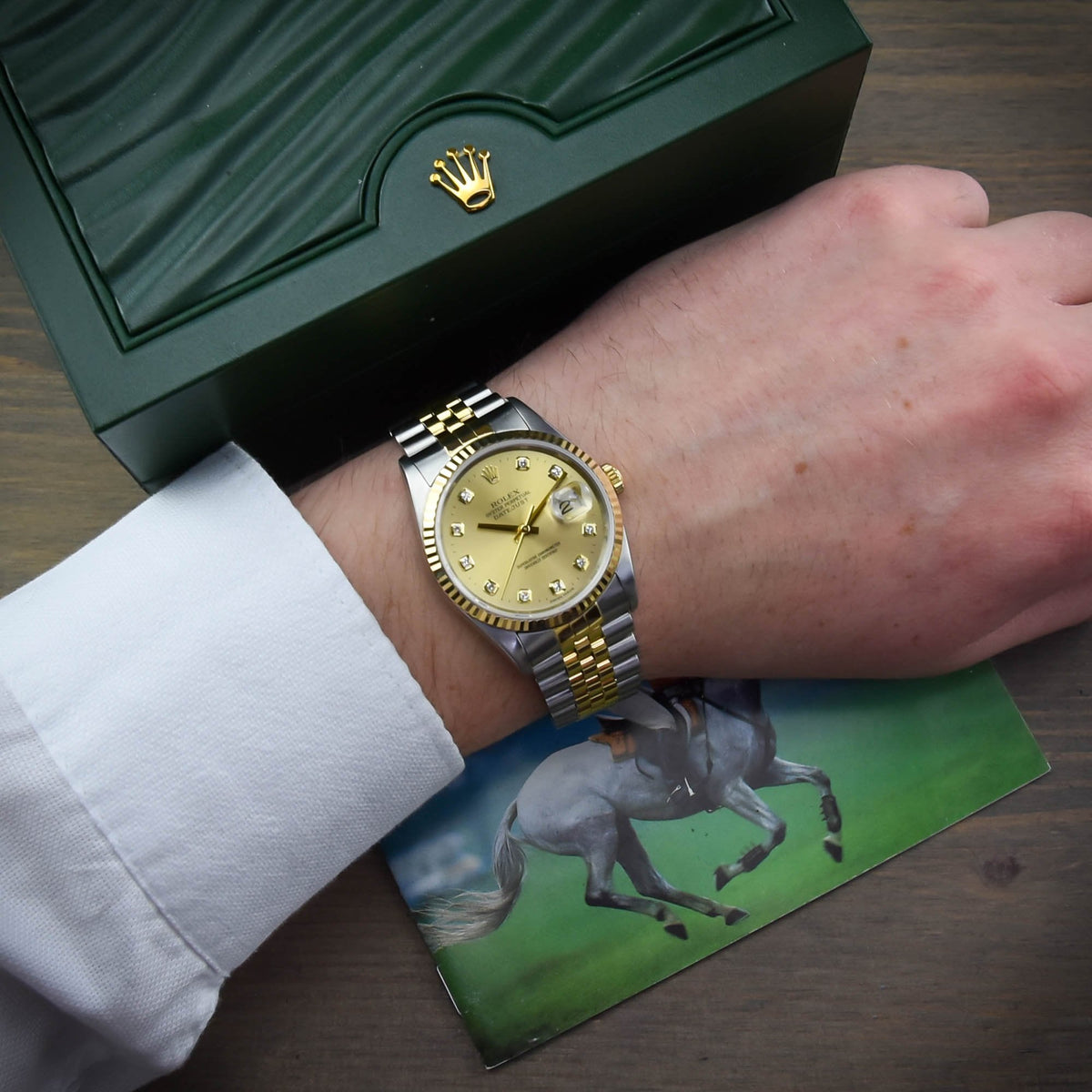 Datejust 16233 - Champagne Dial - 1999