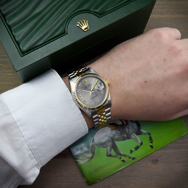 Datejust 16233 - Silver Roman Dial - 1999