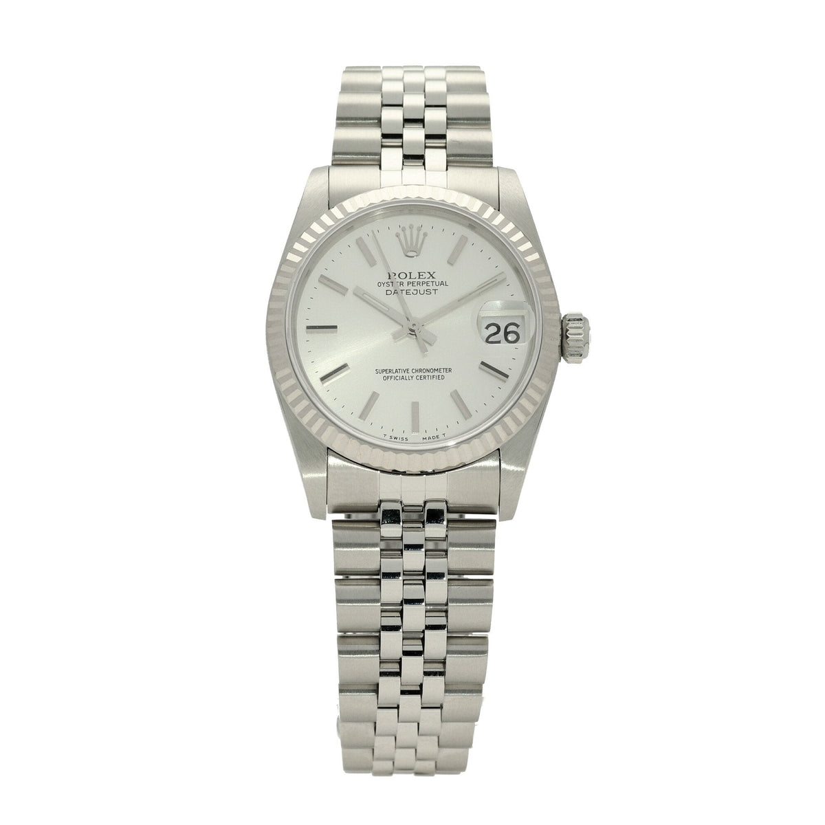 Datejust 68274 - Midsize Watch - Silver Dial - 1986