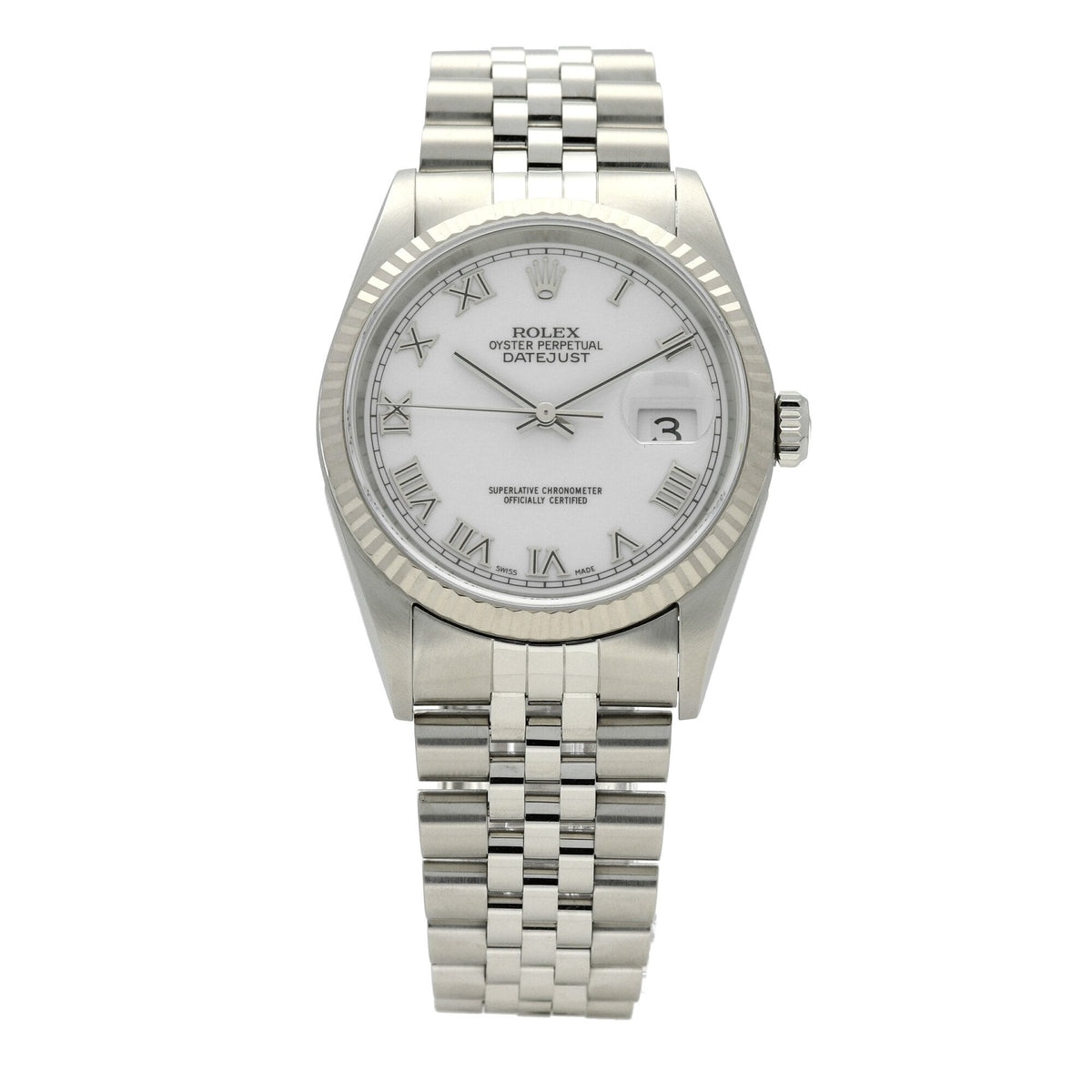 Datejust 16234 - Gents Watch - White Dial - 2001