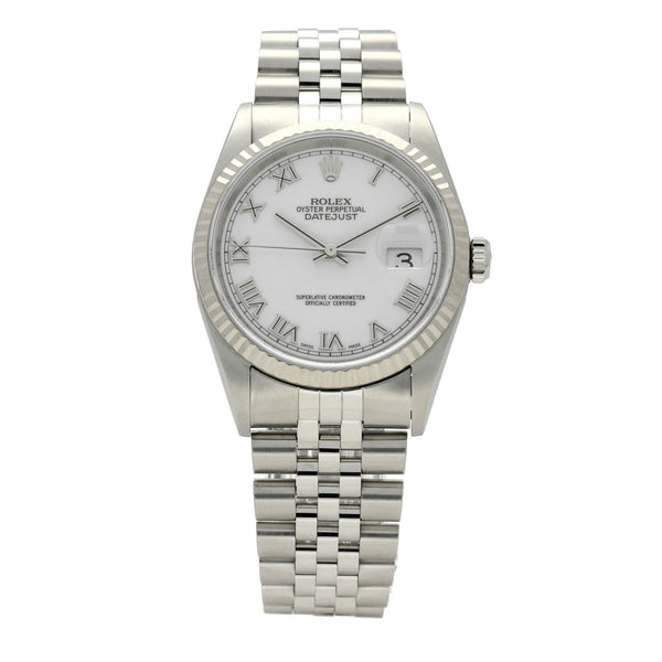 Datejust 16234 - Gents Watch - White Dial - 2001