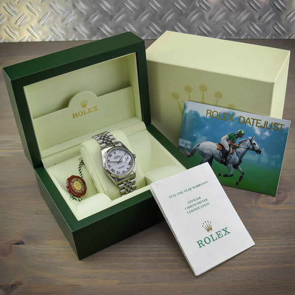 Datejust 16234 - Gents Watch - White Dial - 2001