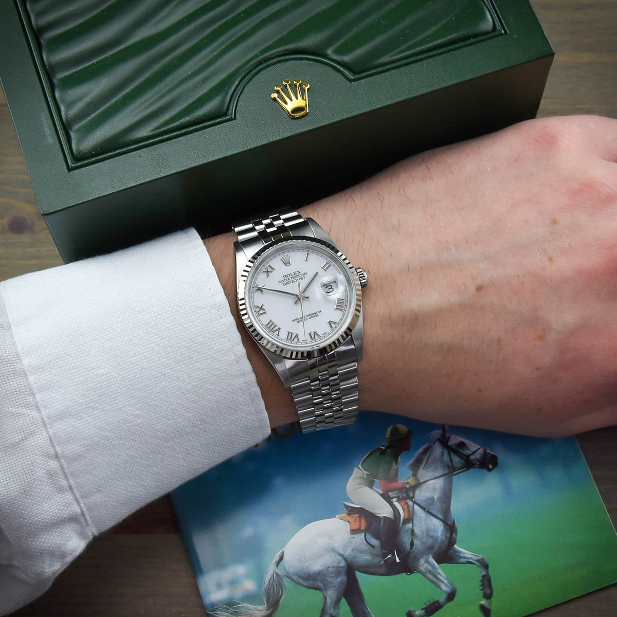 Datejust 16234 - Gents Watch - White Dial - 2001