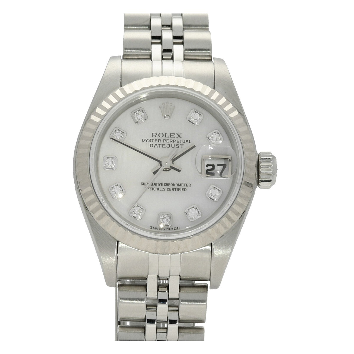 Datejust 79174 - White Mother of Pearl Diamond Dial - 2003